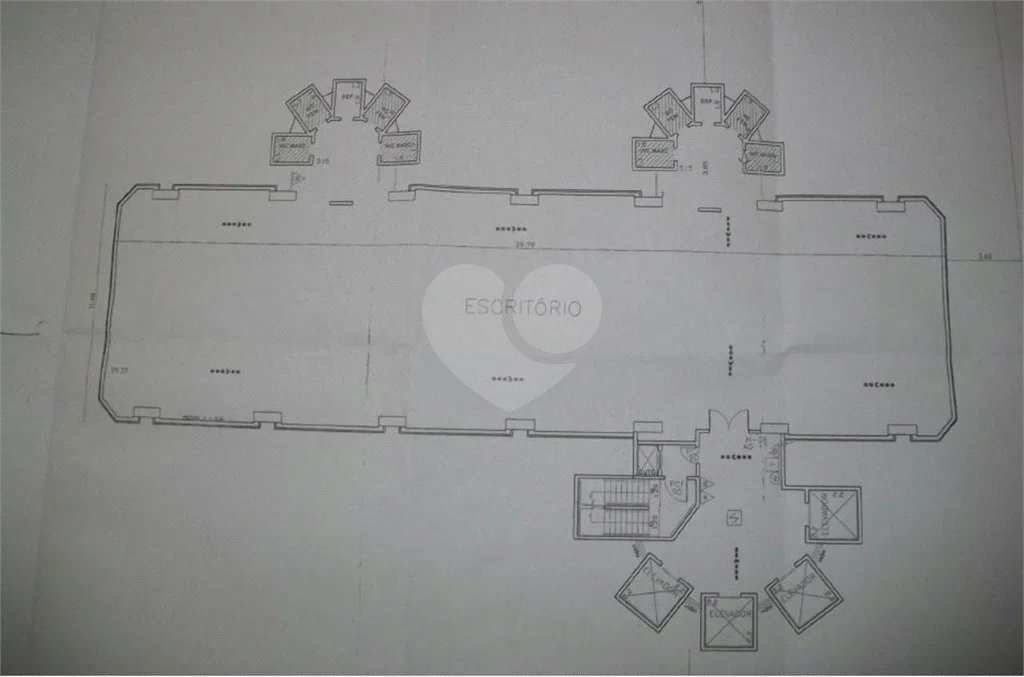 Conjunto comercial para locação no Brooklin 586 m² 10 vagas de garagem