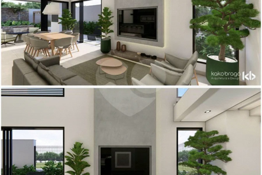 Casa em construção com 3 suítes no Condomínio Damha 2, na cidade de Piracicaba - SP.