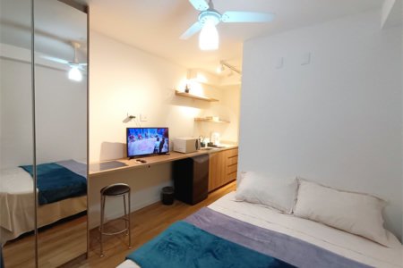 Studio de 22m2 mobiliado à venda e para locação na Vila Mariana