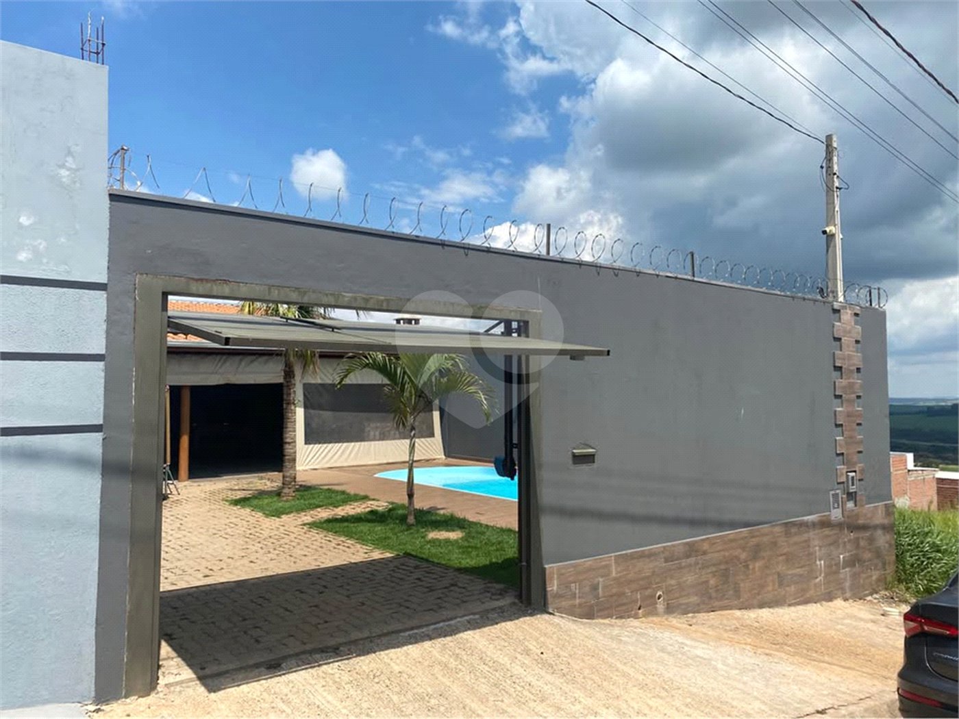 Área de lazer no residencial Arcoville