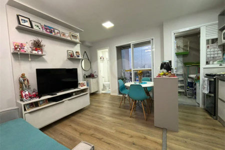 Apartamento para venda e locação com 2 quartos e 1 vaga na Vila Rosália