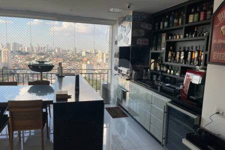 Apartamento Alto Padrão Lazer Completo ,3 suítes com 4 vagas, 250 m² à venda no Parque da Mooca.