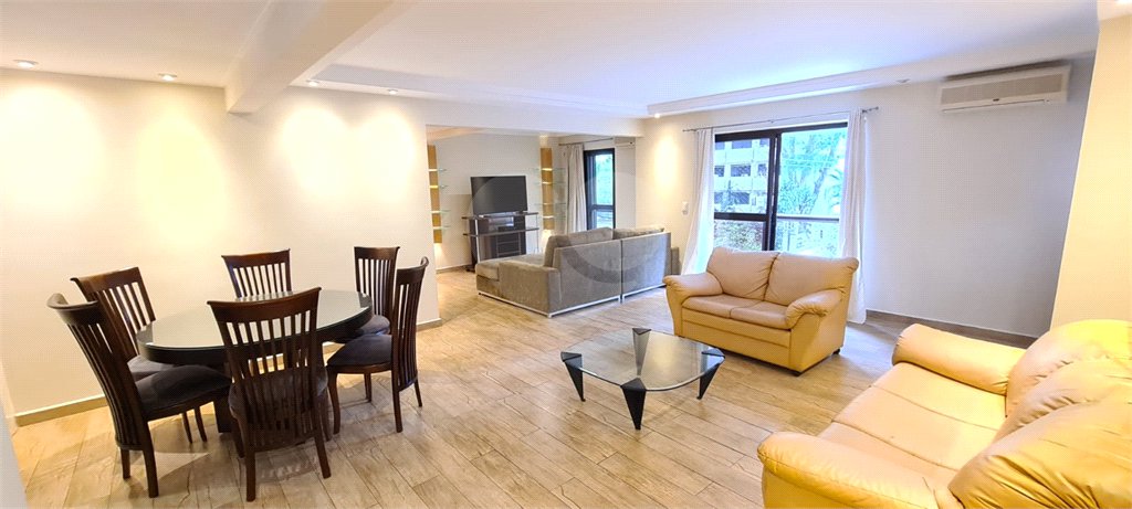 Apartamento para venda e locação de 130m² no Jardim Paulista com 2 suítes e 2 vagas.