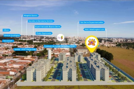 Apartamento para locação ou venda na Vila das Orquídeas.