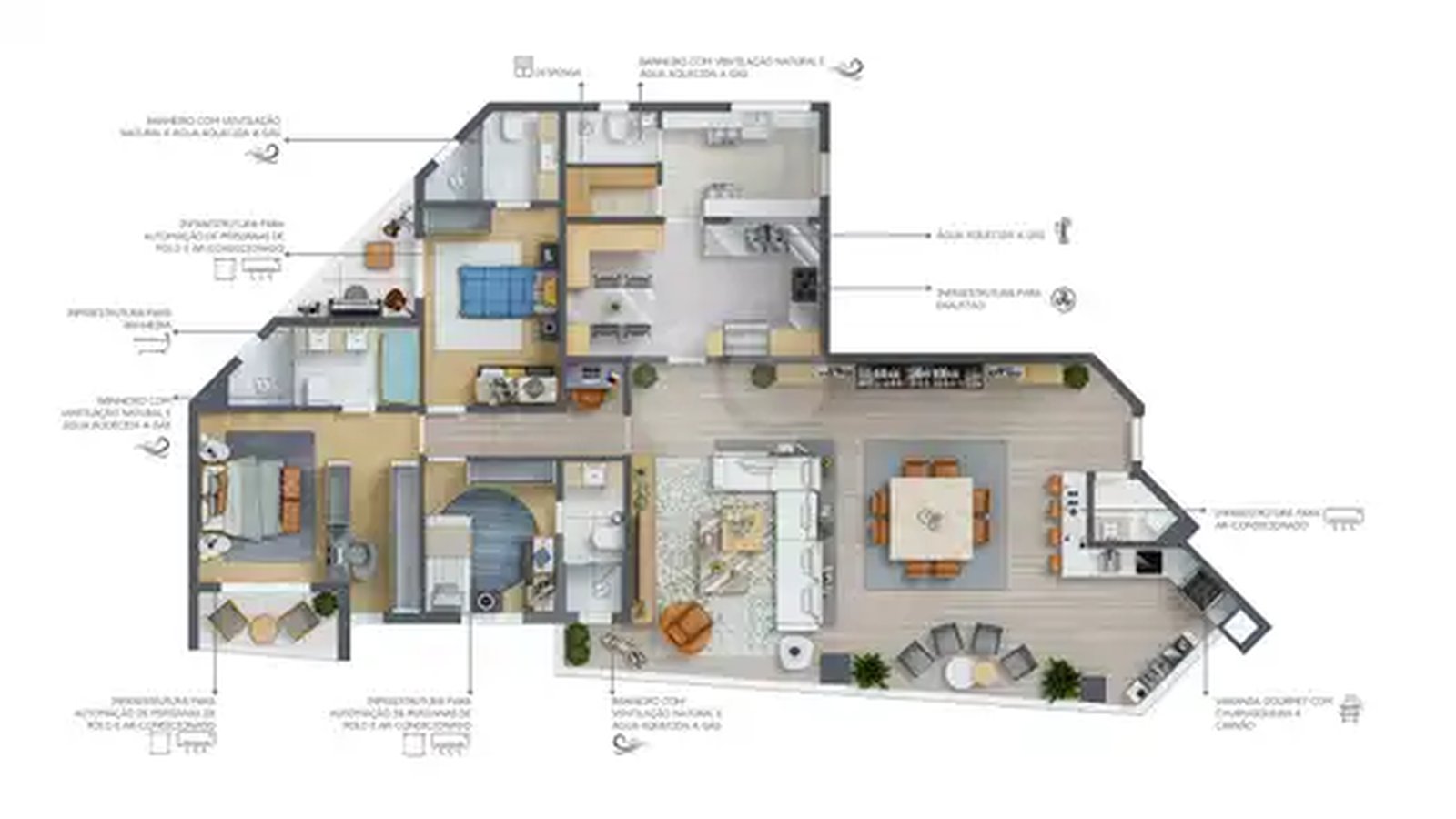 Apartamento 172m²