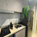 Studio mobiliado em andar alto com lazer completo em Indianópolis