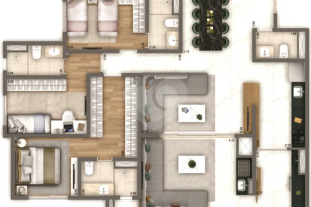 Excelente apartamento à venda na Nova Klabin!