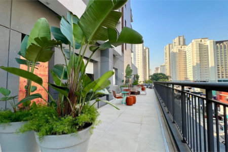 Apartamento para venda em MOEMA com 54,19m2, 2 quartos, varanda e 1 vaga coberta de garagem