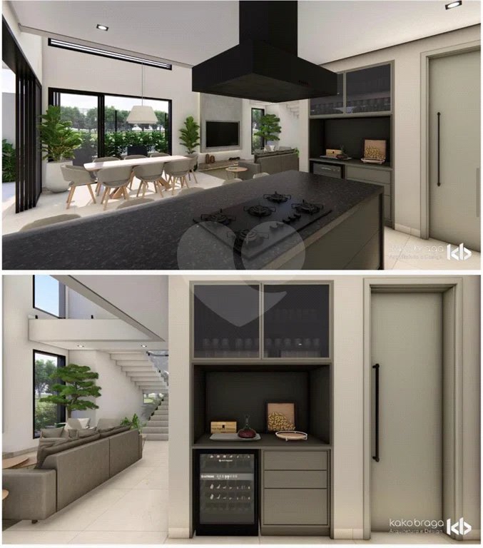 Casa em construção com 3 suítes no Condomínio Damha 2, na cidade de Piracicaba - SP.