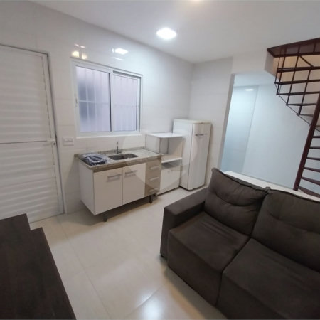 Residencial exclusivo com apenas 08 apartamentos tipo estúdio mobiliados e novinhos, sem condomínio.