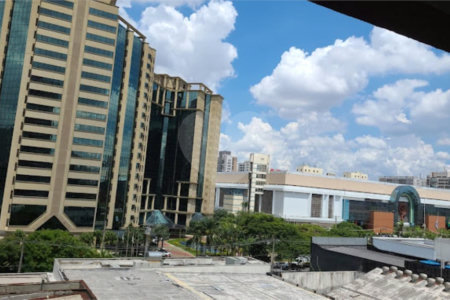 Apartamento mobiliado para alugar em Moema, em condomínio-clube