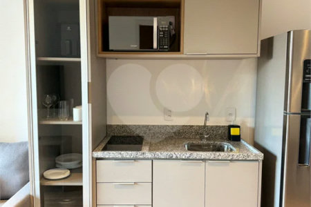 Studio HIS2 mobiliado 38m² na Liberdade, lazer completo, pronto para morar.