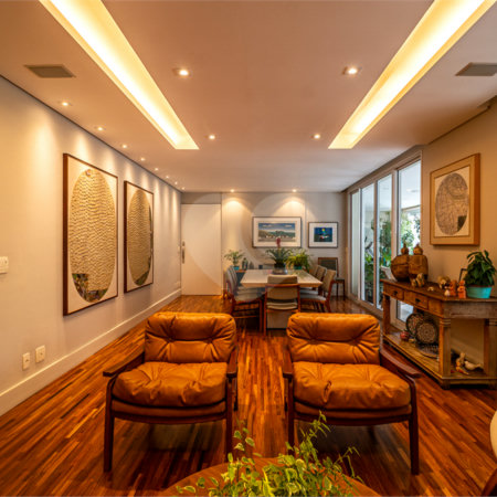 Apartamento Campo Belo à Venda 274 m² 4 Suítes 4 Vagas com Clima de Casa e Vista Verde