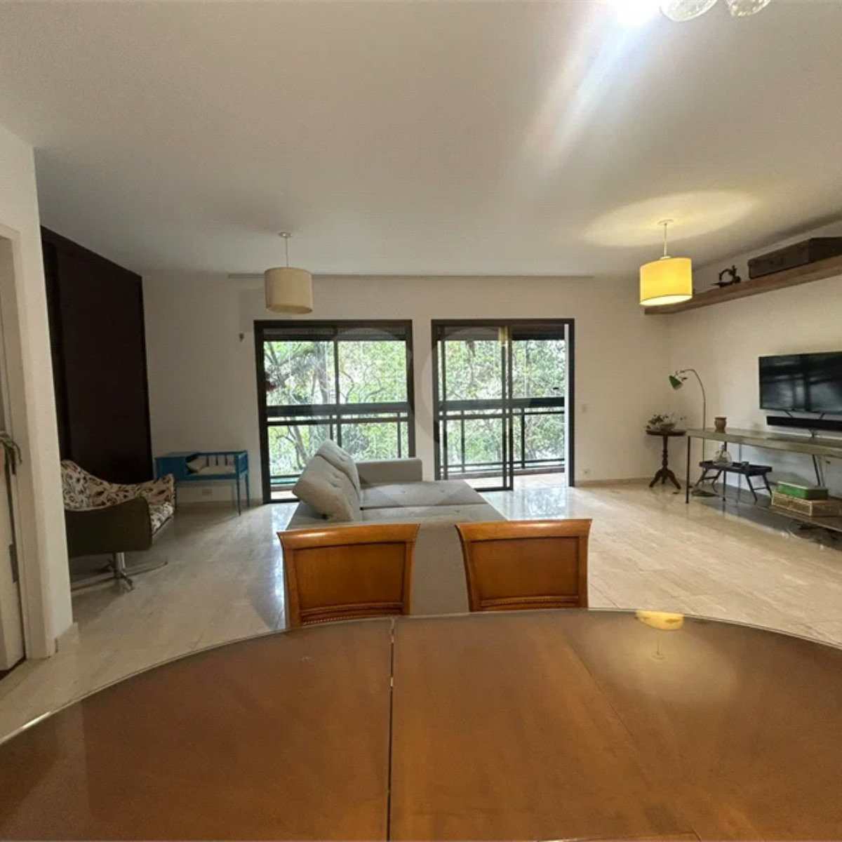 Apartamento Mobiliado no Alto da Boa Vista, com churrasqueira na varanda , 3 suítes e próximo ao Metro