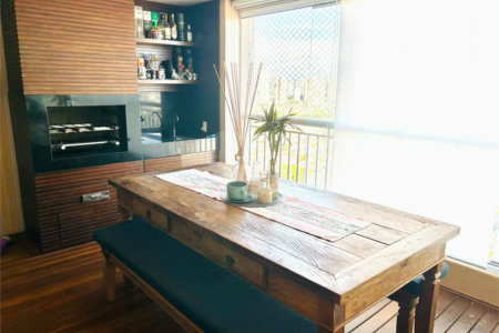 Apartamento à venda Mooca, 149m², andar alto, 3 suítes, 2 vagas, varanda gourmet, lazer