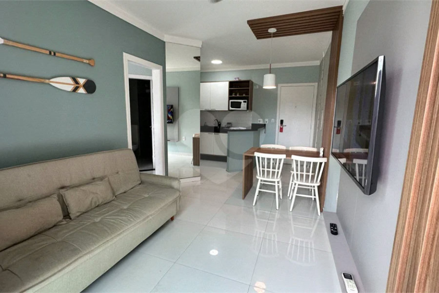 Apartamento à venda com 1 suíte em Riviera de São Lourenço, Bertioga, SP