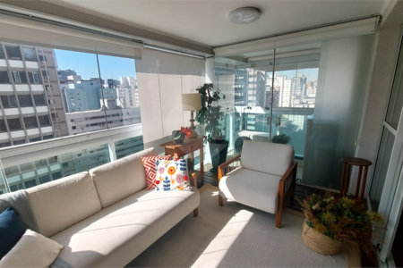 Apartamento de 3 quartos, mobiliado, para locação no Paraíso