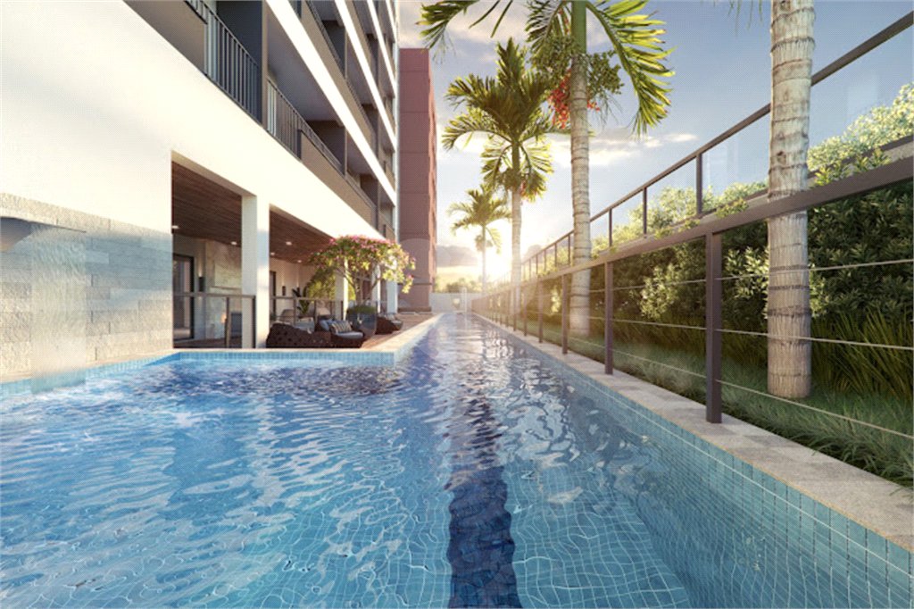 Apartamento mobiliado para alugar em Moema, em condomínio-clube
