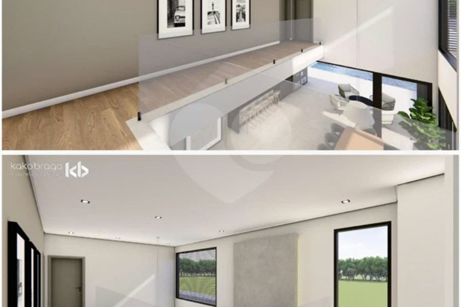 Casa em construção com 3 suítes no Condomínio Damha 2, na cidade de Piracicaba - SP.