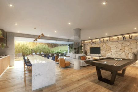 Living Hectare | 76 m², 2 suítes e 1 vaga — Conceito de casa no Anália Franco