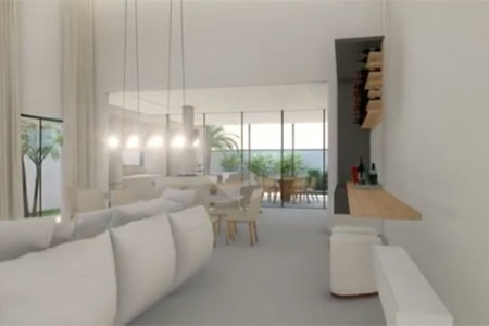 Terreno com casa em construção no Condomínio Alphaville I , em Ribeirão Preto/SP.