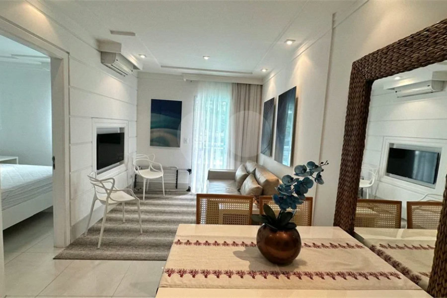 Apartamento à venda com 1 suíte em Riviera de São Lourenço, Bertioga, SP