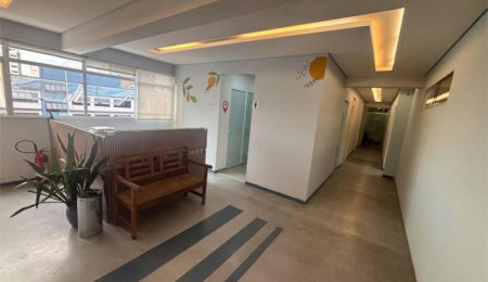 Sala Comercial para venda e locação, Estuário, Santos - SA0057.