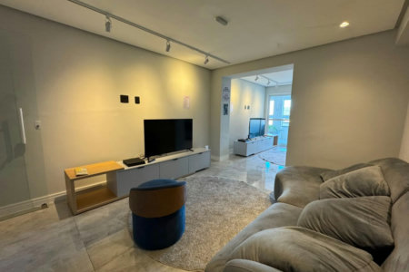 Apartamento à venda com 1 suíte em Caiçara, Praia Grande, SP