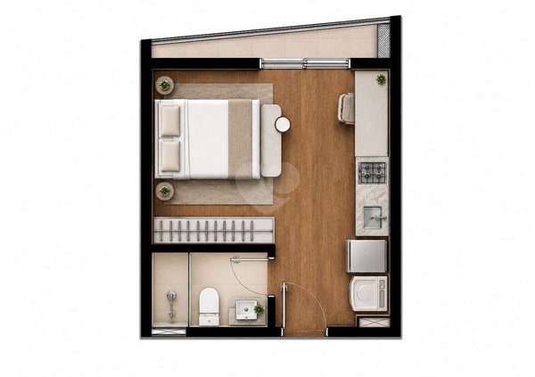 Apartamento 24m² 1