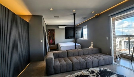 Apartamento com 1 dormitório à venda, 40 m² por R$ 660.000,00 - Campo Grande - Santos/SP