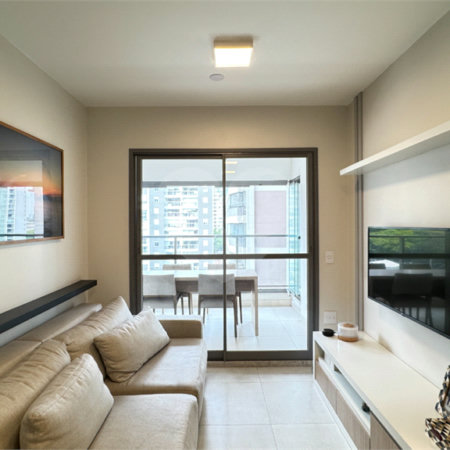 Apartamento à venda com 2 quartos, sendo 1 suíte,  em Brooklin, São Paulo, SP