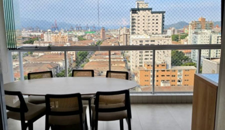Apartamento com 3 dormitórios à venda, 129 m² por R$ 1.890.000,00 - Aparecida - Santos/SP