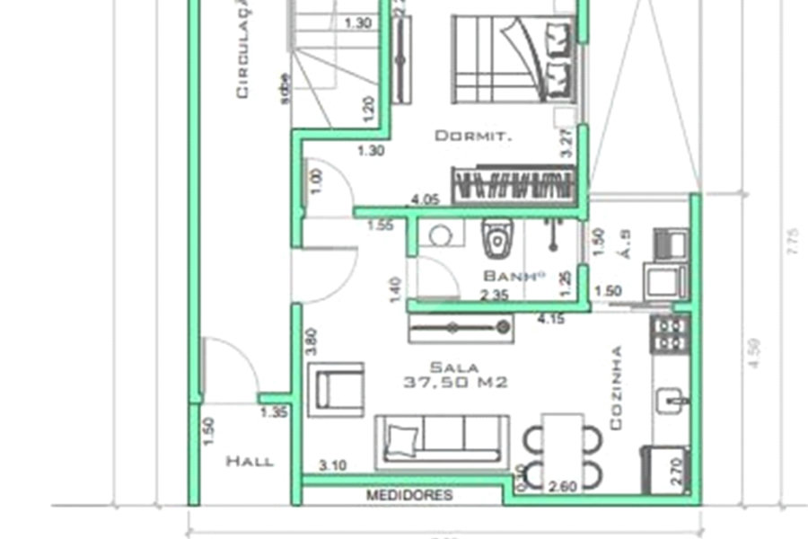 Casa à venda com 1 quarto em Santana, São Paulo, SP