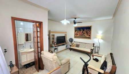 Apartamento próximo da praia com 2 dormitórios à venda, 85 m² por R$ 449.000 - Gonzaga - Santos/SP