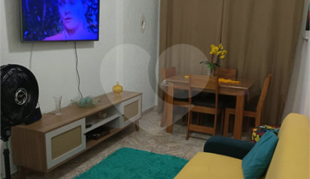 Apartamento à venda com 1 quarto em Maracanã, Praia Grande, SP