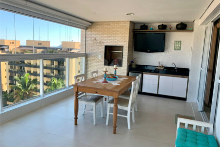Apartamento à venda com 3 quartos, sendo 1 suíte,  em Jardim Belmar, Guarujá, SP