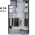 Apartamento à venda com 1 quarto em Pinheiros, São Paulo, SP
