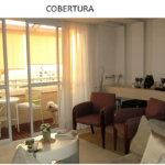 COBERTURA 394m² - 4 suítes com ar condicionado – 6 vagas livres mais depósito
