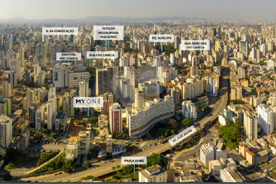 Studio à venda com 1 quarto em Bela Vista, São Paulo, SP