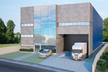Galpão industrial com renda à venda em Cotia