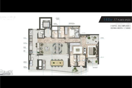 Apartamento à venda com 2 suítes em Santo Amaro, São Paulo, SP