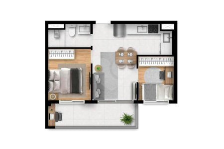 Apartamento à venda com 2 quartos em Perdizes, São Paulo, SP