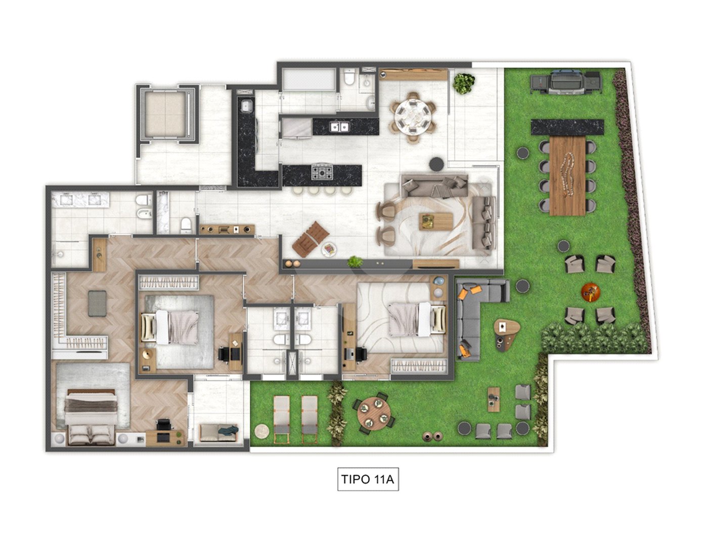 Apartamento à venda com 3 suítes em Cidade Jardim, São Paulo, SP