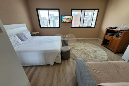 Flat à venda com 1 quarto em Indianópolis, São Paulo, SP