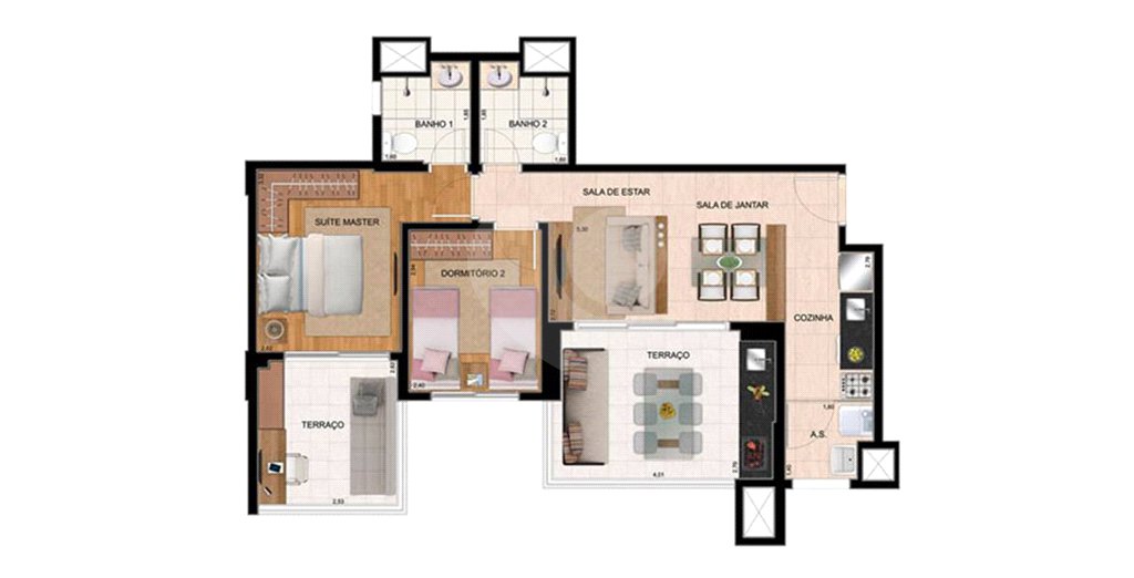 Apartamento à venda com 2 quartos, sendo 1 suíte, em Casa Verde, São Paulo, SP