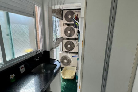 Apartamento Alto Padrão, 103 m² e 3 dormitórios à venda no José Menino - Santos/SP