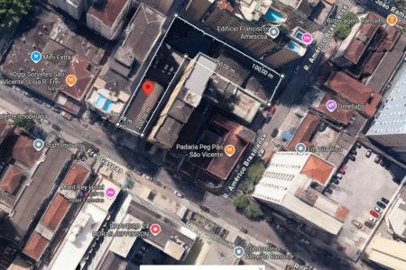 Terreno para alugar, 1375 m² por R$ 50.000/mês - Centro - São Vicente/SP