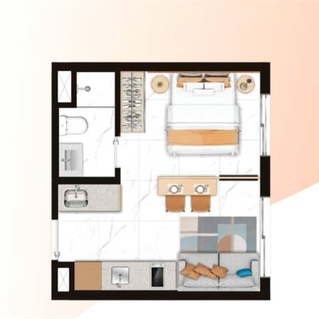 Apartamento à venda com 1 quarto em Vila Pompéia, São Paulo, SP