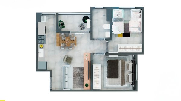 Apartamento 42m² 1