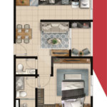 Apartamento à venda com 1 suíte em Atibaia Jardim, Atibaia, SP